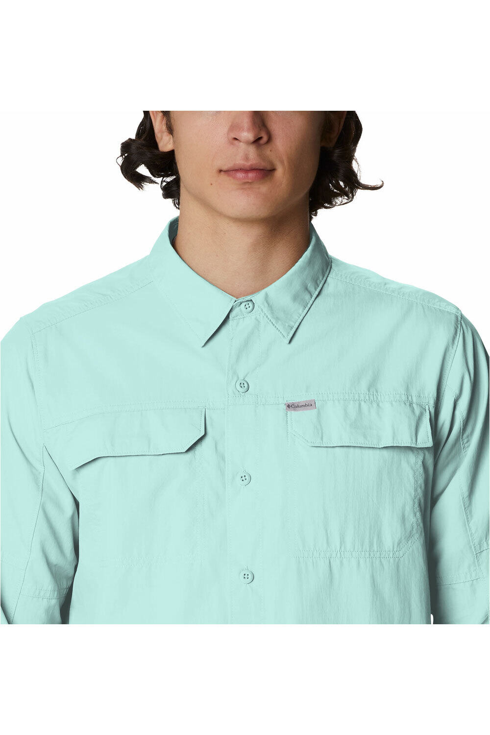 Columbia camisetas trail running manga larga hombre Columbia Silver Ridge EU 2.0 Long Sleeve Shirt vista trasera Columbia camisetas trail running manga larga hombre Columbia Silver Ridge EU 2.0 Long Sleeve Shirt vista trasera