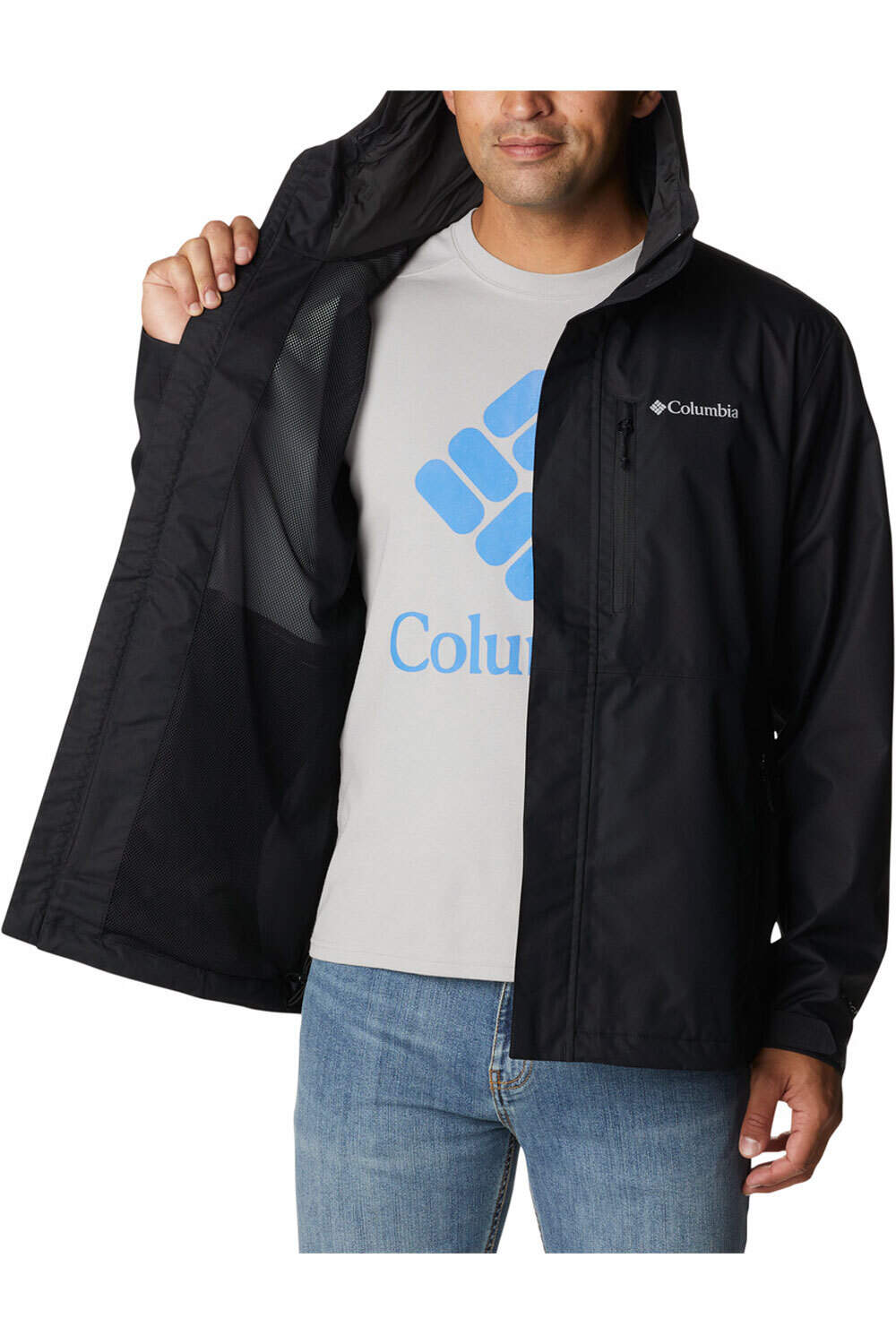 Columbia CHAQUETA TRAIL RUNNING HOMBRE Columbia Hikebound Jacket vista detalle Columbia CHAQUETA TRAIL RUNNING HOMBRE Columbia Hikebound Jacket vista detalle