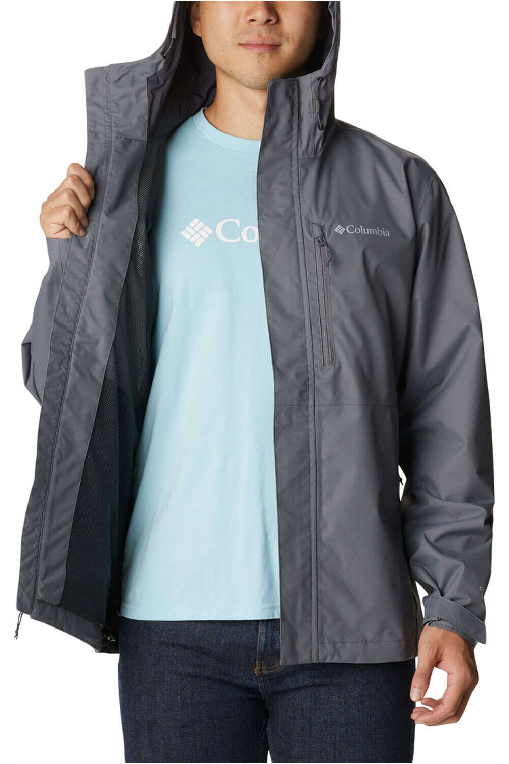 Columbia CHAQUETA TRAIL RUNNING HOMBRE Columbia Hikebound Jacket vista detalle Columbia CHAQUETA TRAIL RUNNING HOMBRE Columbia Hikebound Jacket vista detalle