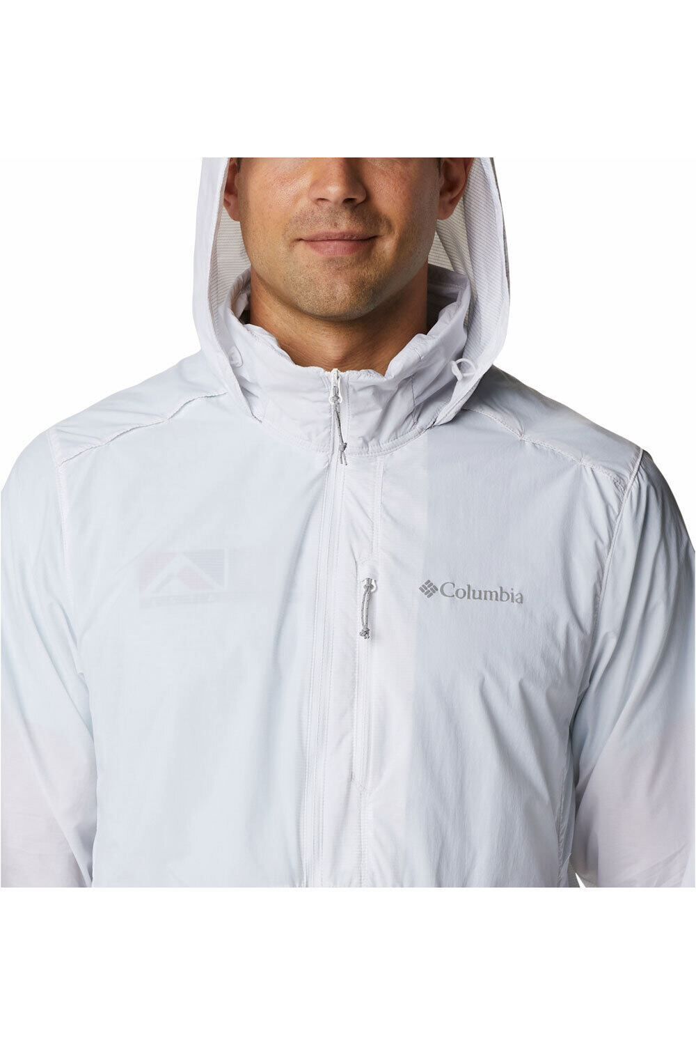 Columbia CHAQUETA TRAIL RUNNING HOMBRE Columbia Alpine Chill Windbreaker vista trasera Columbia CHAQUETA TRAIL RUNNING HOMBRE Columbia Alpine Chill Windbreaker vista trasera