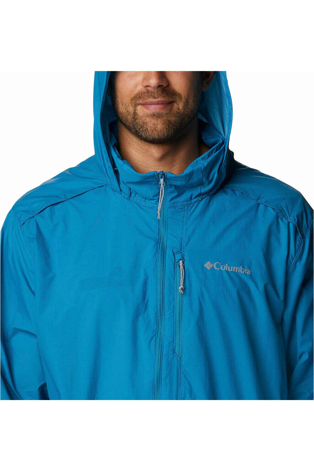 Columbia CHAQUETA TRAIL RUNNING HOMBRE Columbia Alpine Chill Windbreaker vista trasera Columbia CHAQUETA TRAIL RUNNING HOMBRE Columbia Alpine Chill Windbreaker vista trasera