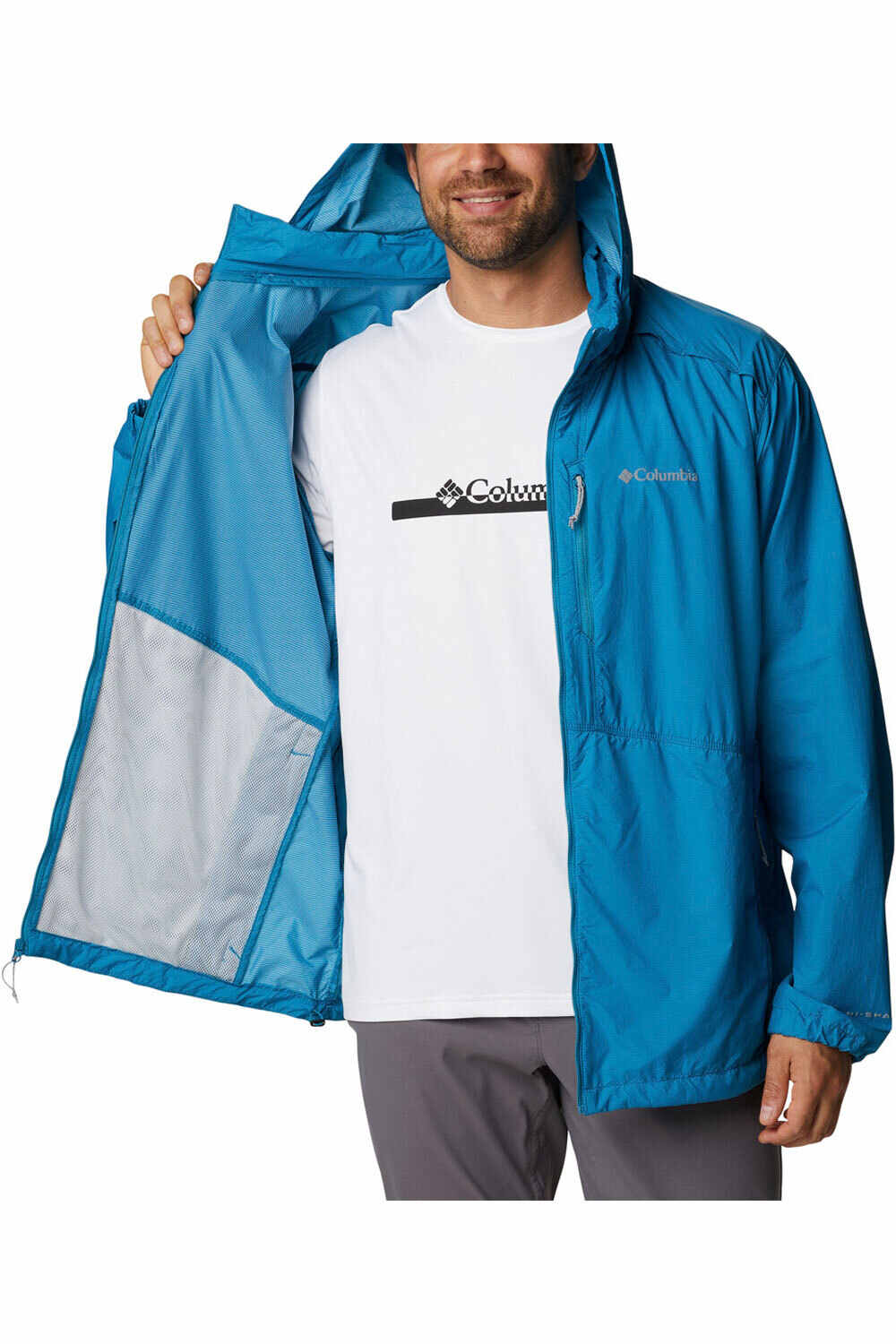 Columbia CHAQUETA TRAIL RUNNING HOMBRE Columbia Alpine Chill Windbreaker vista detalle Columbia CHAQUETA TRAIL RUNNING HOMBRE Columbia Alpine Chill Windbreaker vista detalle