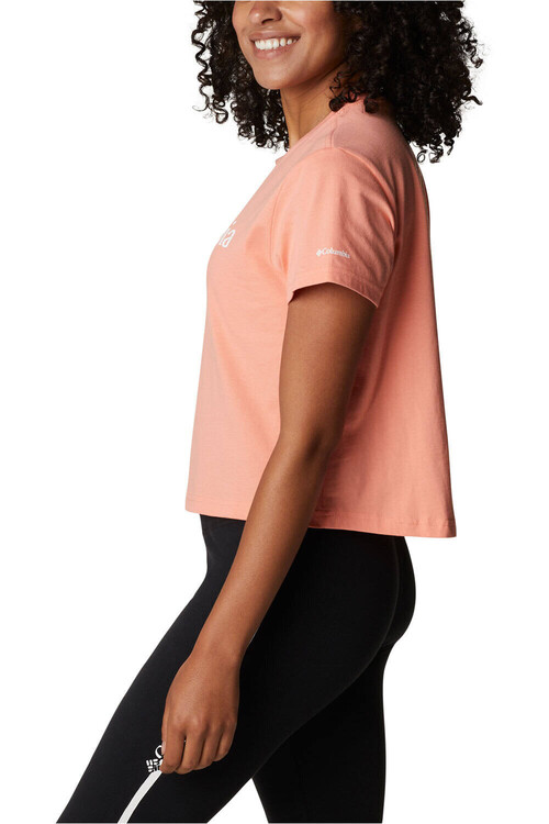 COLUMBIA NORTH CASCADES CROPPED TEE naranja