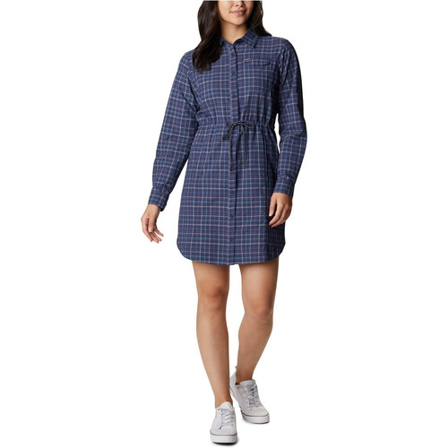 COLUMBIA SILVER RIDGE NOVELTY DRESS azul