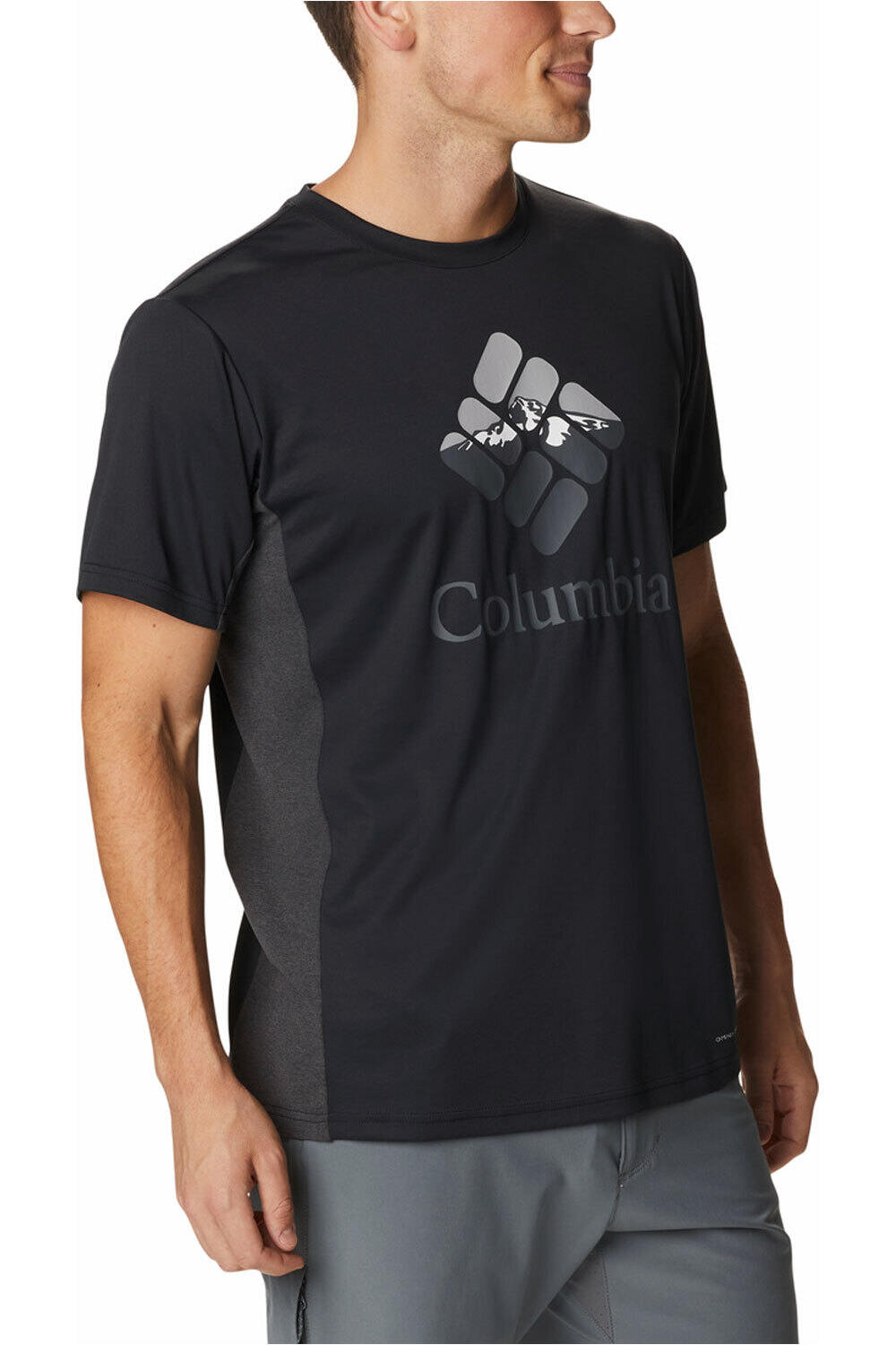 Columbia camisetas trail running manga corta hombre Columbia Zero Ice Cirro-Cool Graphic Tee vista frontal Columbia camisetas trail running manga corta hombre Columbia Zero Ice Cirro-Cool Graphic Tee vista frontal