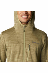 Columbia camisetas trail running manga larga hombre Columbia Maxtrail II Fleece Hooded Full Zip vista trasera Columbia camisetas trail running manga larga hombre Columbia Maxtrail II Fleece Hooded Full Zip vista trasera