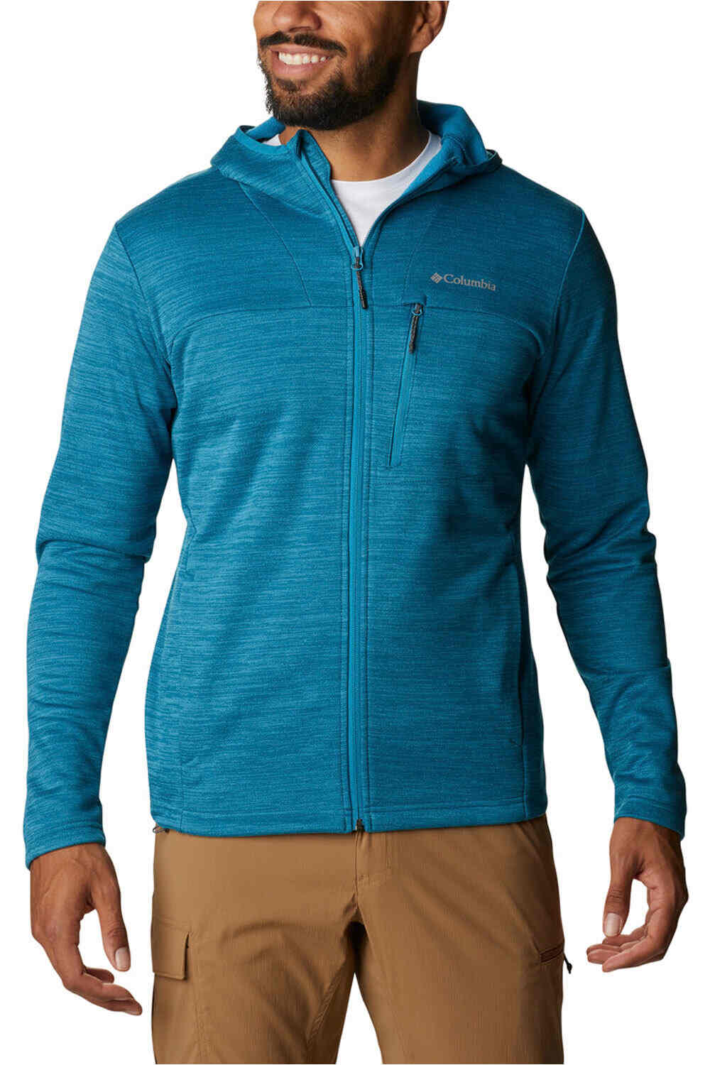 Columbia camisetas trail running manga larga hombre Columbia Maxtrail II Fleece Hooded Full Zip 04 Columbia camisetas trail running manga larga hombre Columbia Maxtrail II Fleece Hooded Full Zip 04