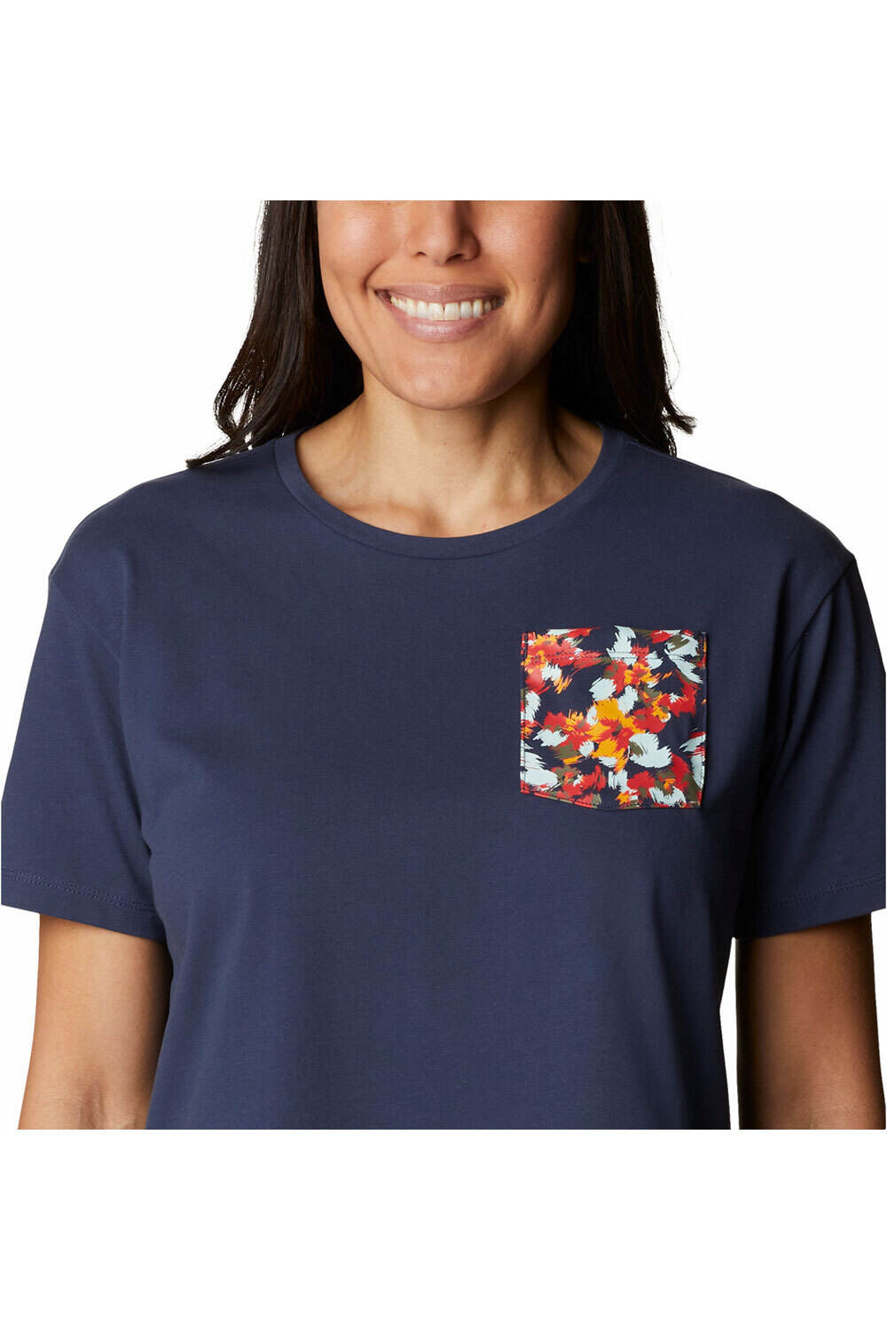 Columbia camiseta manga corta mujer Columbia Alpine Way Pocket Tee II vista trasera Columbia camiseta manga corta mujer Columbia Alpine Way Pocket Tee II vista trasera