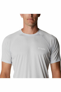 Columbia camisetas trail running manga corta hombre Columbia M Titan Pass SS Tee vista trasera Columbia camisetas trail running manga corta hombre Columbia M Titan Pass SS Tee vista trasera