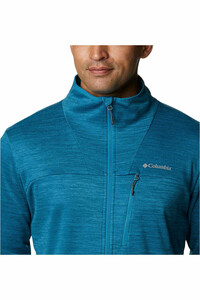 Columbia camisetas trail running manga larga hombre Columbia Maxtrail II Fleece Full Zip vista trasera Columbia camisetas trail running manga larga hombre Columbia Maxtrail II Fleece Full Zip vista trasera