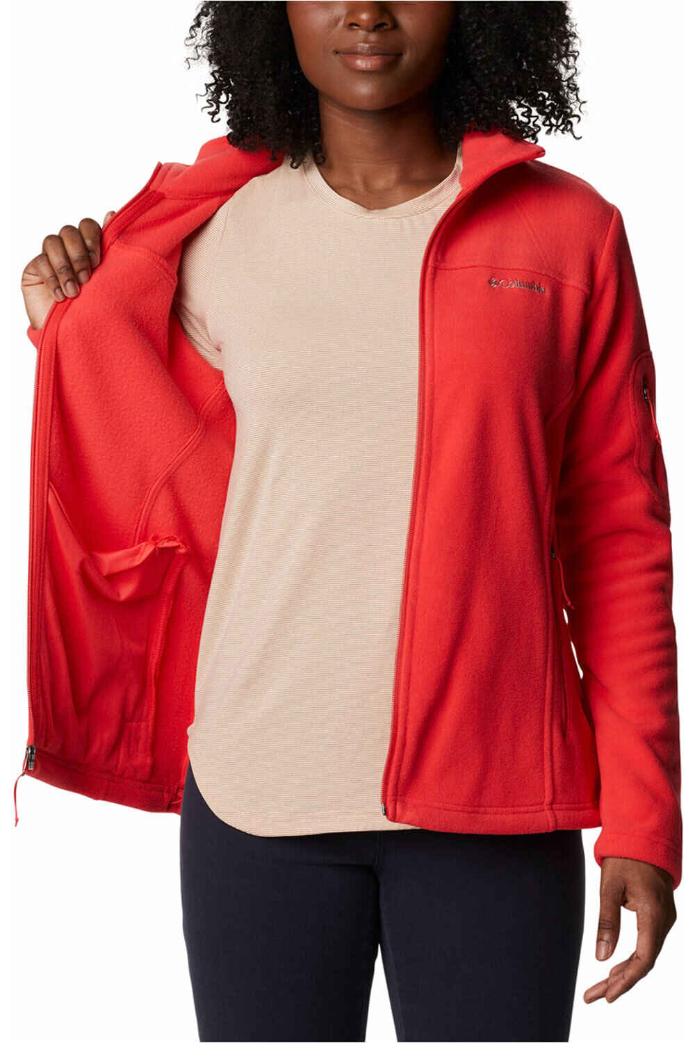 Columbia forro polar mujer Columbia Fast Trek II Jacket vista detalle Columbia forro polar mujer Columbia Fast Trek II Jacket vista detalle