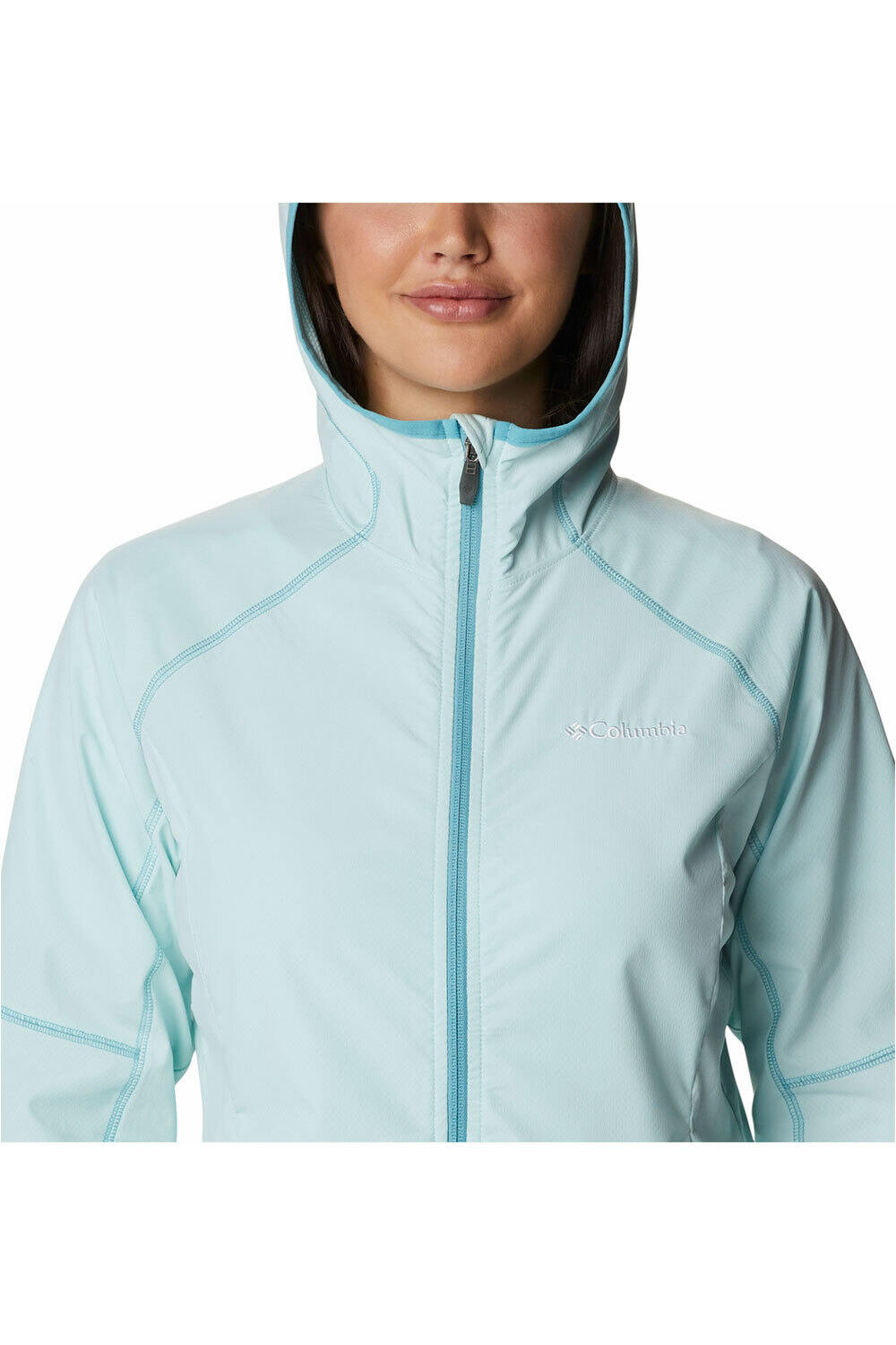 Columbia chaqueta softshell mujer Columbia Sweet As Softshell Hoodie vista trasera Columbia chaqueta softshell mujer Columbia Sweet As Softshell Hoodie vista trasera