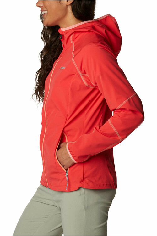 COLUMBIA SWEET AS SOFTSHELL HOODIE rojo