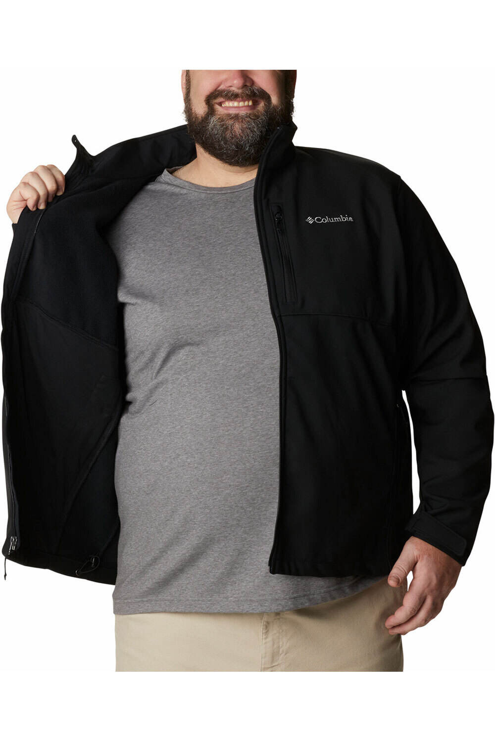 Columbia chaqueta softshell hombre Columbia Ascender Softshell Jacket vista detalle Columbia chaqueta softshell hombre Columbia Ascender Softshell Jacket vista detalle