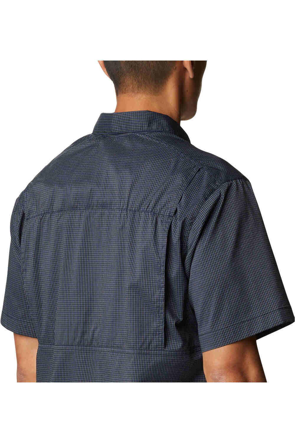 Columbia camiseta montaña manga corta hombre Columbia Silver Ridge Lite Plaid Short Sleeve vista detalle Columbia camiseta montaña manga corta hombre Columbia Silver Ridge Lite Plaid Short Sleeve vista detalle