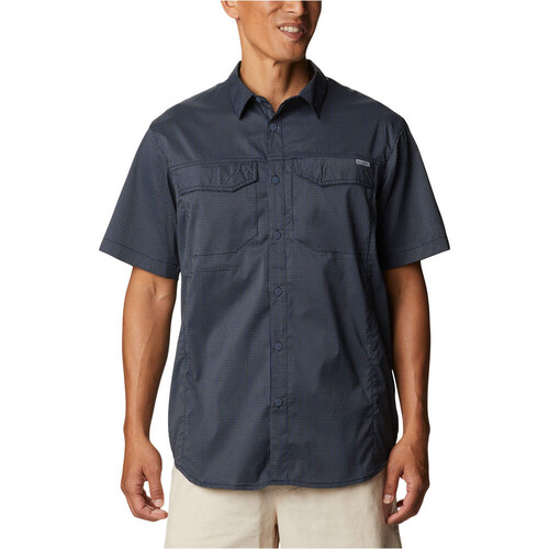 COLUMBIA SILVER RIDGE LITE PLAID SHORT SLEEVE azul