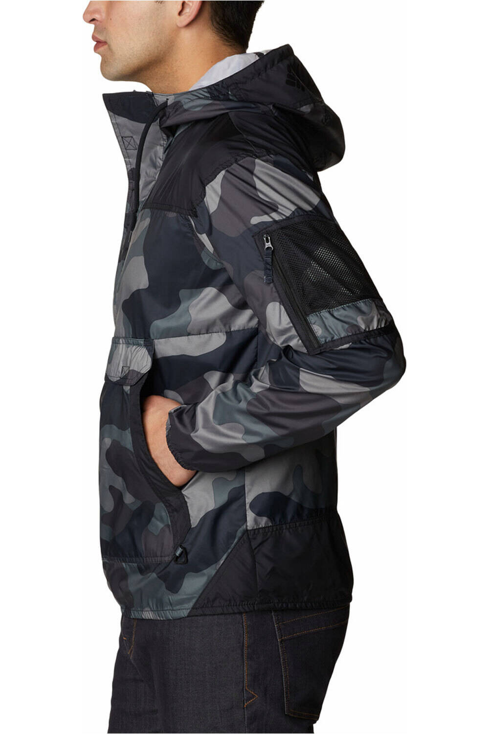 Columbia chaqueta impermeable hombre Columbia Challenger Windbreaker vista frontal Columbia chaqueta impermeable hombre Columbia Challenger Windbreaker vista frontal