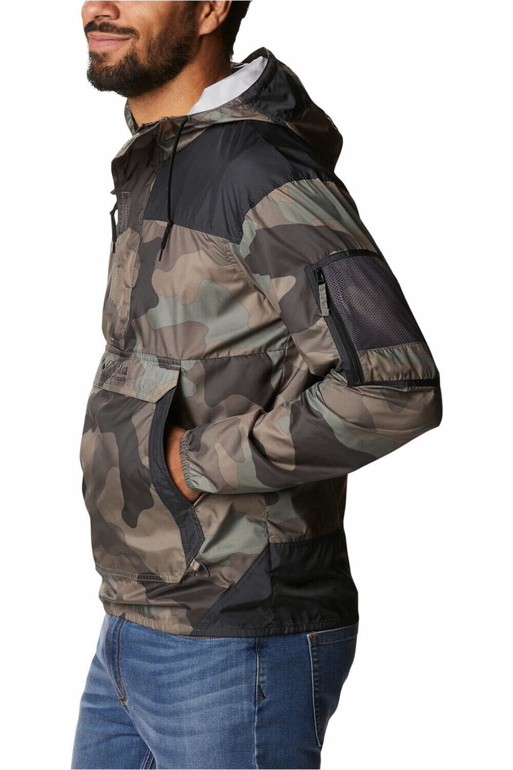 Columbia chaqueta impermeable hombre Columbia Challenger Windbreaker vista frontal Columbia chaqueta impermeable hombre Columbia Challenger Windbreaker vista frontal