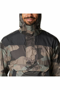 Columbia chaqueta impermeable hombre Columbia Challenger Windbreaker vista trasera Columbia chaqueta impermeable hombre Columbia Challenger Windbreaker vista trasera