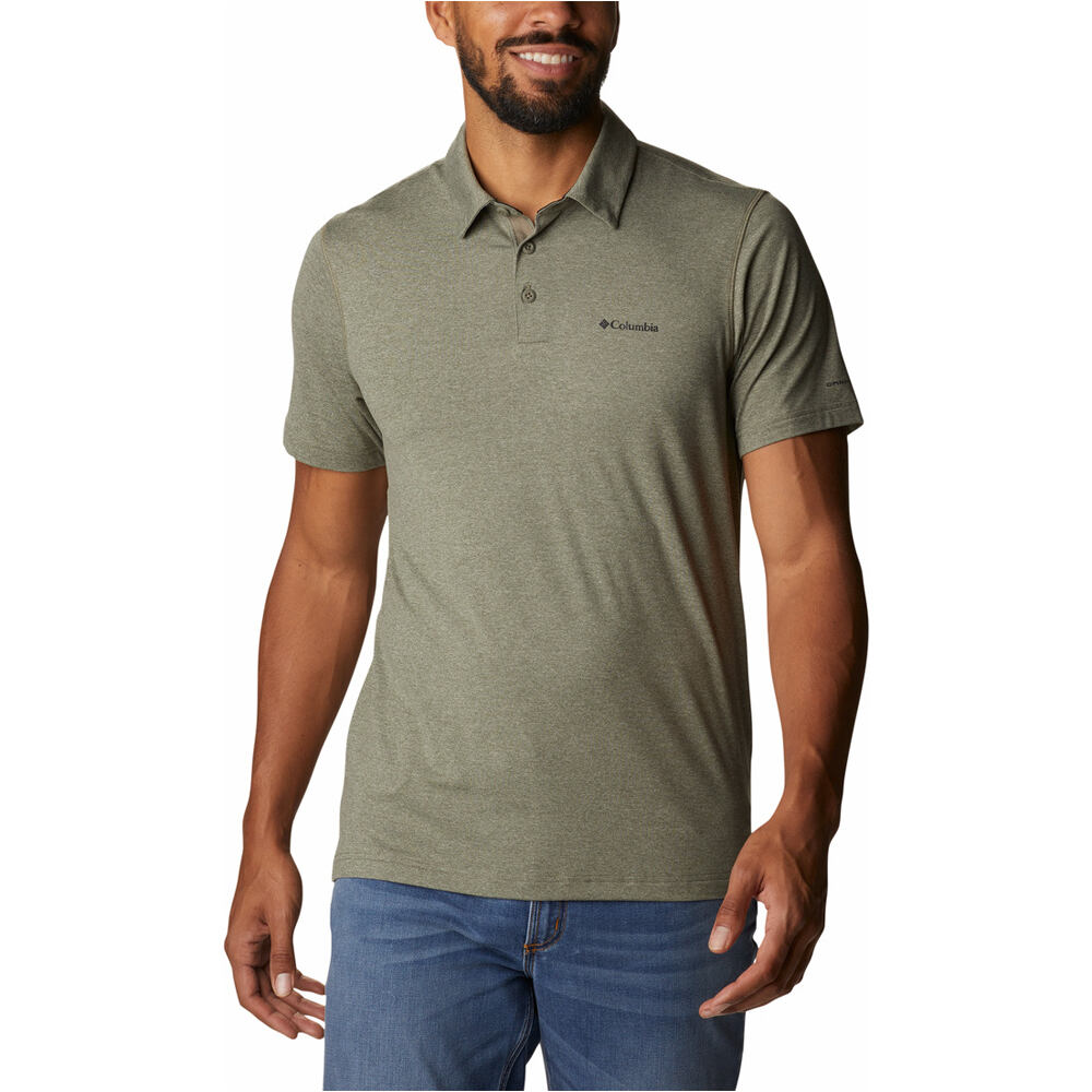 Columbia camiseta montaña manga corta hombre Columbia Tech Trail Polo 03 Columbia camiseta montaña manga corta hombre Columbia Tech Trail Polo 03