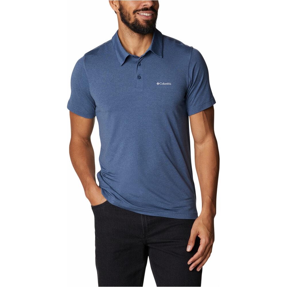Columbia camiseta montaña manga corta hombre Columbia Tech Trail Polo 03 Columbia camiseta montaña manga corta hombre Columbia Tech Trail Polo 03