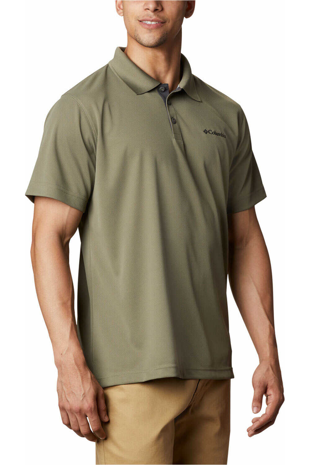 Columbia camiseta montaña manga corta hombre Columbia Utilizer Polo vista detalle Columbia camiseta montaña manga corta hombre Columbia Utilizer Polo vista detalle