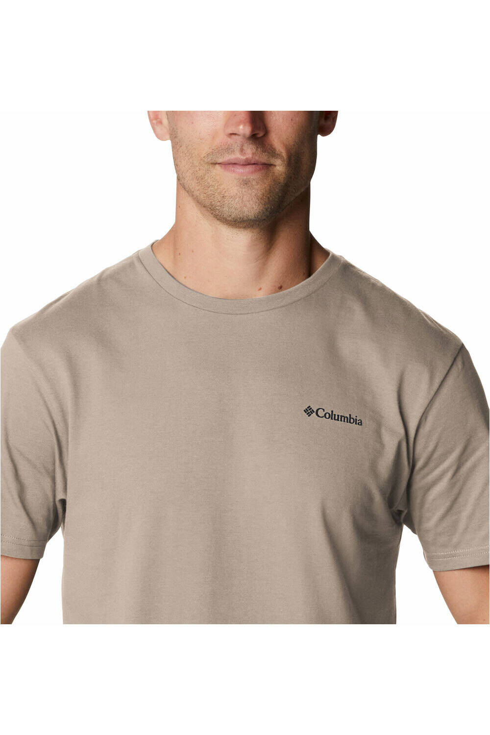 Columbia camiseta montaña manga corta hombre Columbia North Cascades Short Sleeve Tee vista trasera Columbia camiseta montaña manga corta hombre Columbia North Cascades Short Sleeve Tee vista trasera