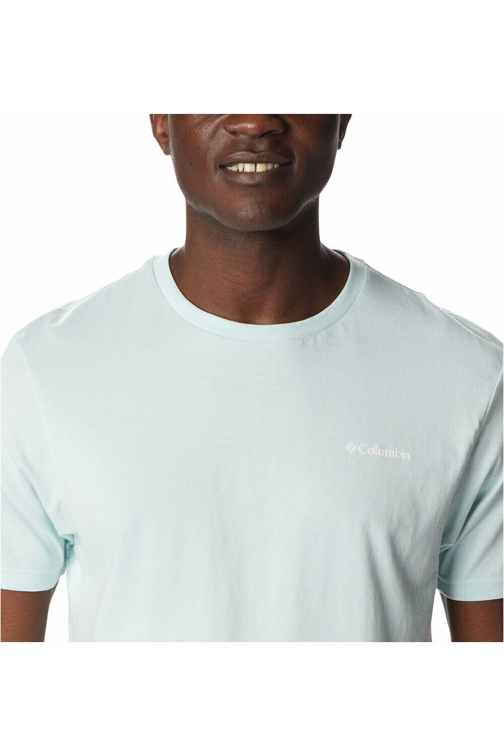 Columbia camiseta montaña manga corta hombre Columbia North Cascades Short Sleeve Tee vista trasera Columbia camiseta montaña manga corta hombre Columbia North Cascades Short Sleeve Tee vista trasera