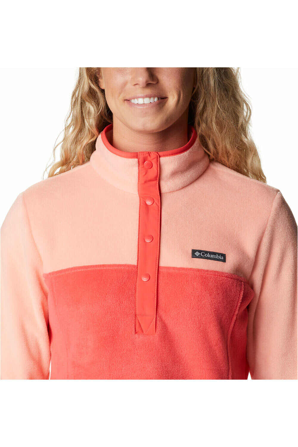Columbia forro polar mujer Columbia Benton Springs 1/2 Snap Pullover vista trasera Columbia forro polar mujer Columbia Benton Springs 1/2 Snap Pullover vista trasera