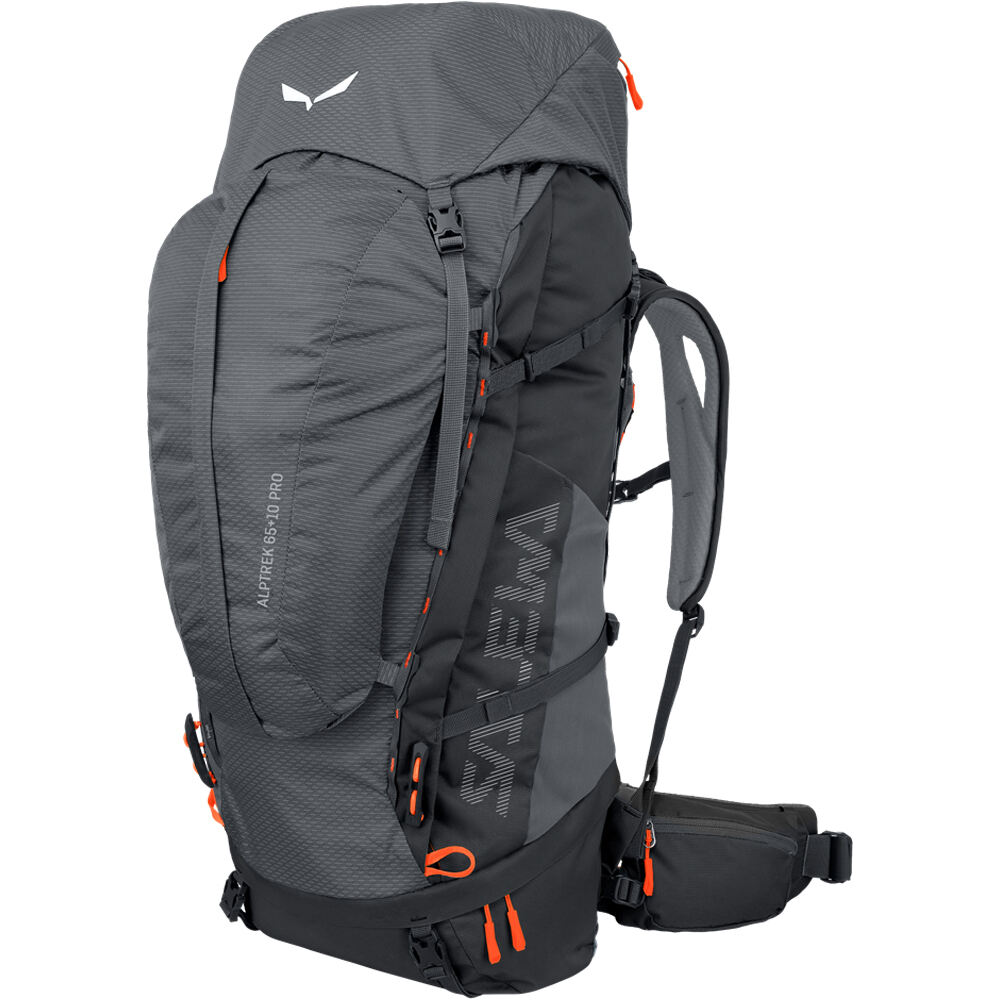Salewa mochila montaña ALPTREK 65 +10 PRO BP vista frontal Salewa mochila montaña ALPTREK 65 +10 PRO BP vista frontal