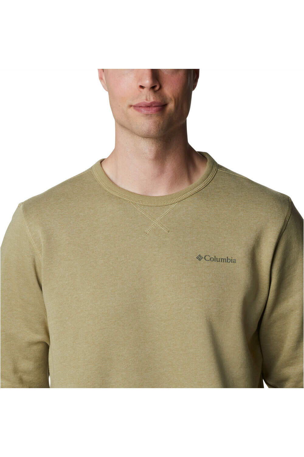 Columbia camiseta montaña manga larga hombre Columbia M Columbia Logo Fleece Crew vista trasera Columbia camiseta montaña manga larga hombre Columbia M Columbia Logo Fleece Crew vista trasera