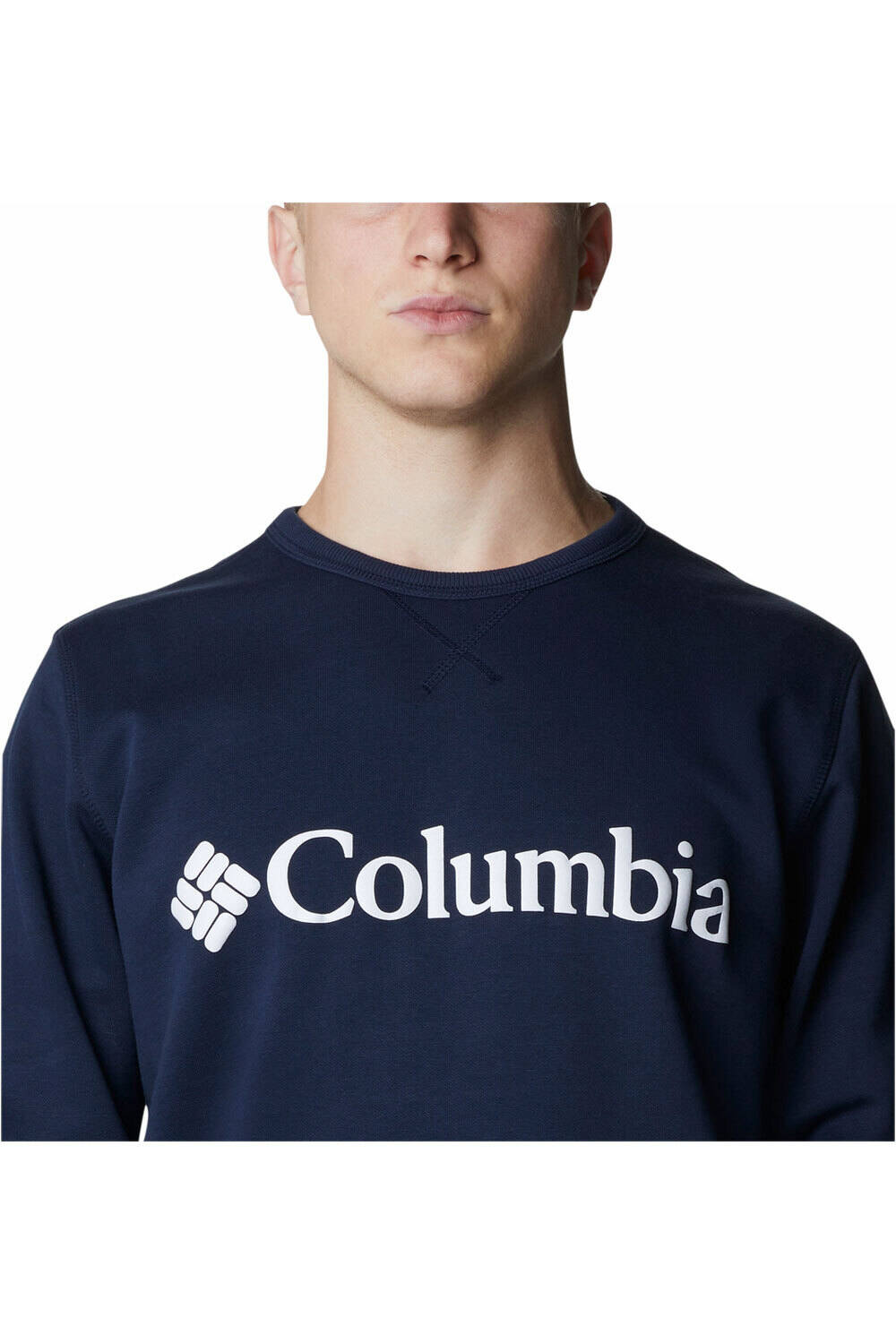 Columbia camiseta montaña manga larga hombre Columbia M Columbia Logo Fleece Crew vista frontal Columbia camiseta montaña manga larga hombre Columbia M Columbia Logo Fleece Crew vista frontal