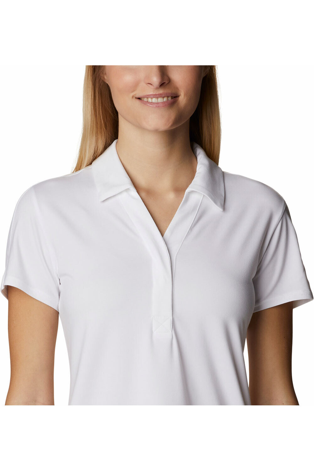 Columbia camiseta montaña manga corta mujer Columbia Firwood Camp II Polo vista trasera Columbia camiseta montaña manga corta mujer Columbia Firwood Camp II Polo vista trasera