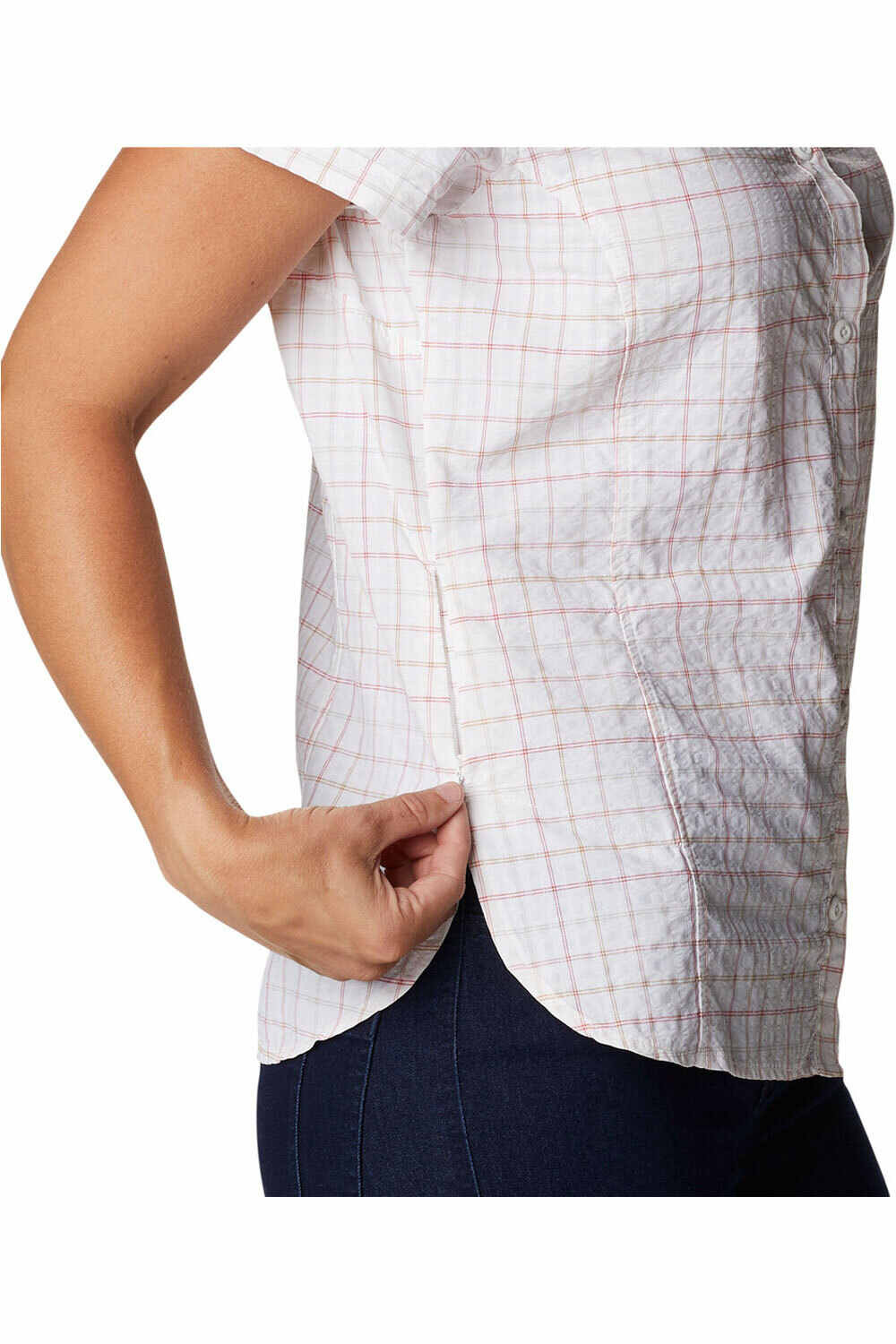 Columbia camisa montaña manga corta mujer Columbia Silver Ridge Novelty SS Shirt vista detalle Columbia camisa montaña manga corta mujer Columbia Silver Ridge Novelty SS Shirt vista detalle