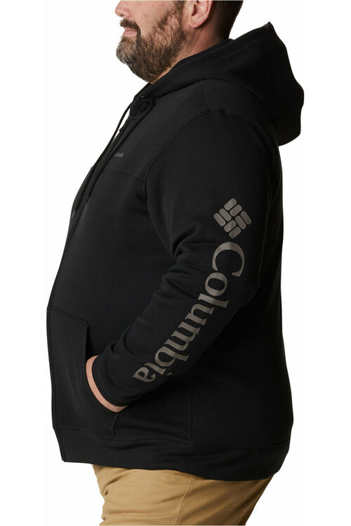 COLUMBIA M COLUMBIA LOGO FLEECE FZ negro