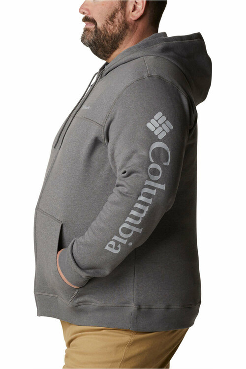 COLUMBIA M COLUMBIA LOGO FLEECE FZ gris