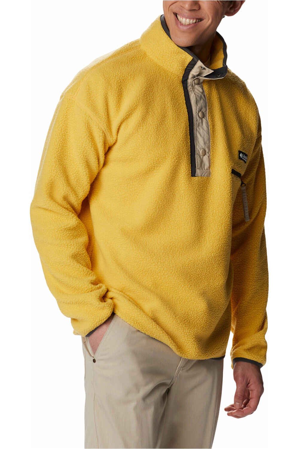 Columbia forro polar hombre Columbia Helvetia Half Snap Fleece vista detalle Columbia forro polar hombre Columbia Helvetia Half Snap Fleece vista detalle