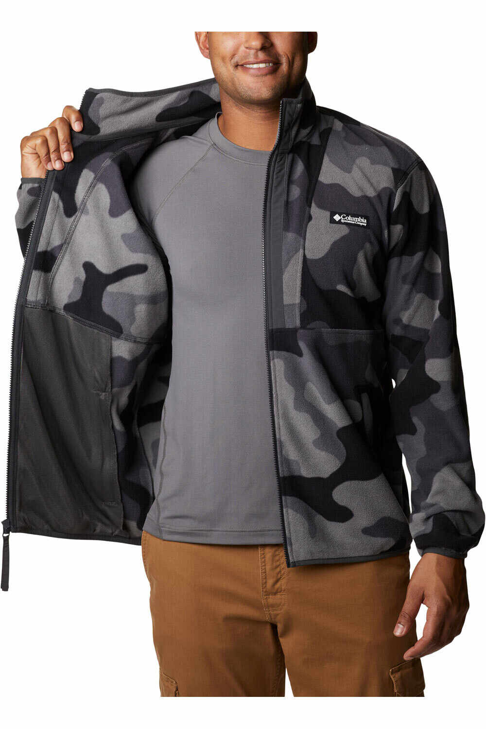Columbia forro polar hombre Columbia Back Bowl Fleece Lightweight vista detalle Columbia forro polar hombre Columbia Back Bowl Fleece Lightweight vista detalle