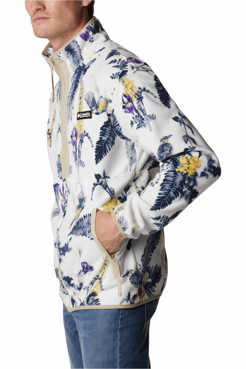 COLUMBIA BACK BOWL FLEECE LIGHTWEIGHT blanco