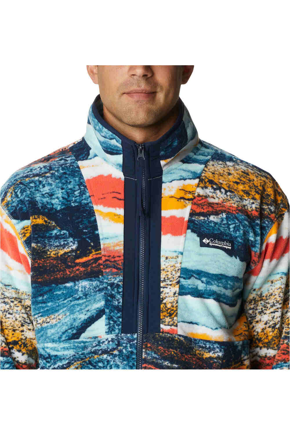 Columbia forro polar hombre Columbia Back Bowl Fleece Lightweight vista trasera Columbia forro polar hombre Columbia Back Bowl Fleece Lightweight vista trasera