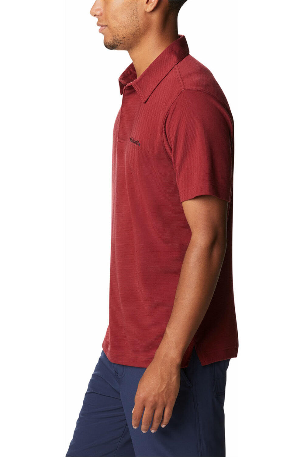 Columbia camiseta montaña manga corta hombre Columbia Sun Ridge Polo II vista frontal Columbia camiseta montaña manga corta hombre Columbia Sun Ridge Polo II vista frontal