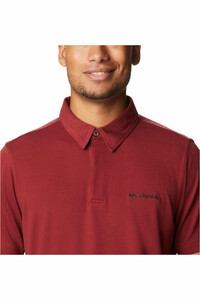 Columbia camiseta montaña manga corta hombre Columbia Sun Ridge Polo II vista trasera Columbia camiseta montaña manga corta hombre Columbia Sun Ridge Polo II vista trasera