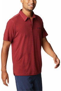 Columbia camiseta montaña manga corta hombre Columbia Sun Ridge Polo II vista detalle Columbia camiseta montaña manga corta hombre Columbia Sun Ridge Polo II vista detalle