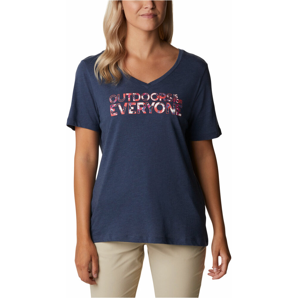 Columbia camiseta montaña manga corta mujer Columbia Bluebird Day Relaxed V Neck 03 Columbia camiseta montaña manga corta mujer Columbia Bluebird Day Relaxed V Neck 03