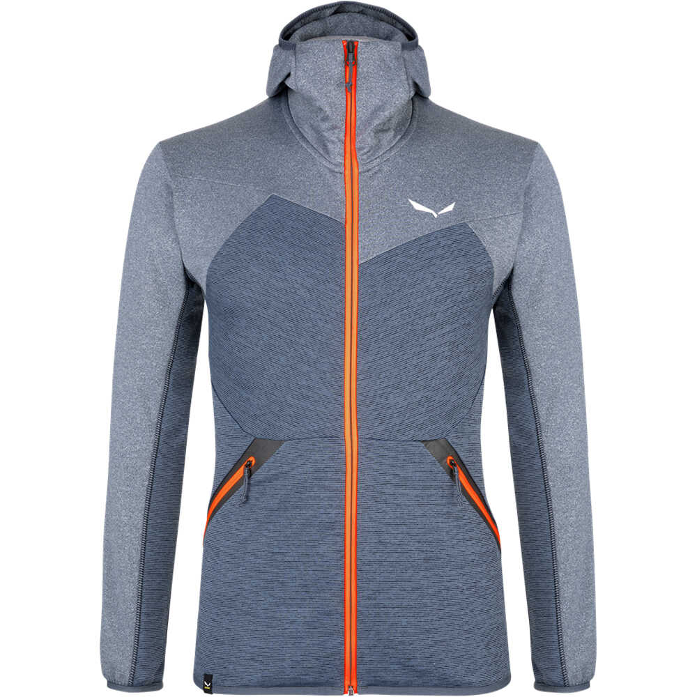 Salewa forro polar hombre Salewa PUEZ MELANGE PL M FZ HDY vista frontal Salewa forro polar hombre Salewa PUEZ MELANGE PL M FZ HDY vista frontal