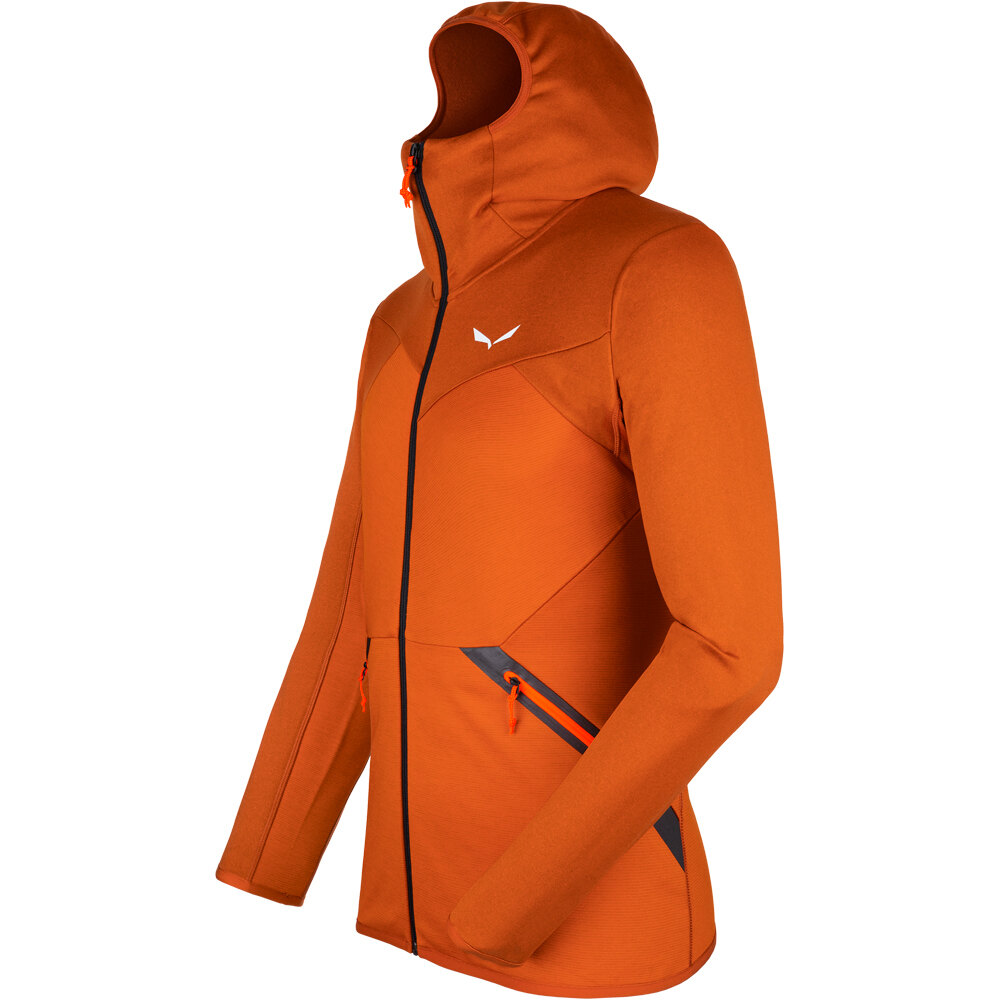 Salewa forro polar hombre Salewa PUEZ MELANGE PL M FZ HDY vista detalle Salewa forro polar hombre Salewa PUEZ MELANGE PL M FZ HDY vista detalle
