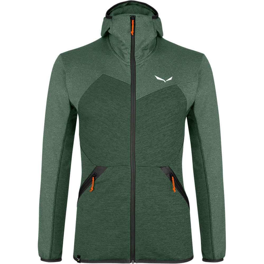 Salewa forro polar hombre Salewa PUEZ MELANGE PL M FZ HDY vista frontal Salewa forro polar hombre Salewa PUEZ MELANGE PL M FZ HDY vista frontal