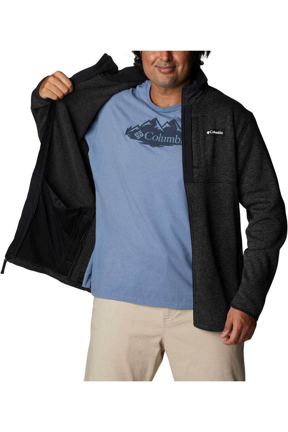 Columbia forro polar hombre Columbia Sweater Weather Full Zip vista detalle Columbia forro polar hombre Columbia Sweater Weather Full Zip vista detalle
