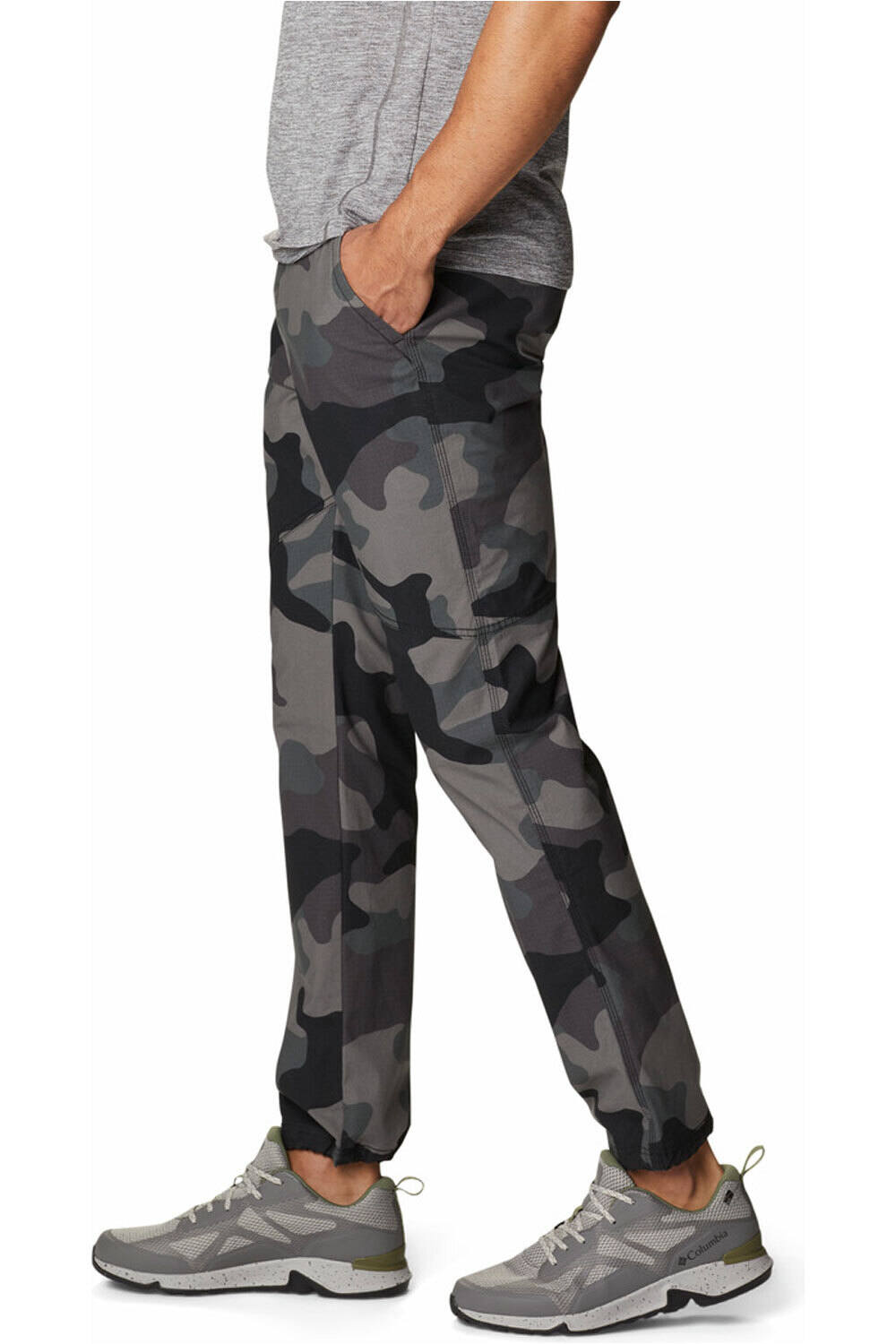 Columbia pantalón montaña hombre Columbia Wallowa Belted Pant vista frontal Columbia pantalón montaña hombre Columbia Wallowa Belted Pant vista frontal