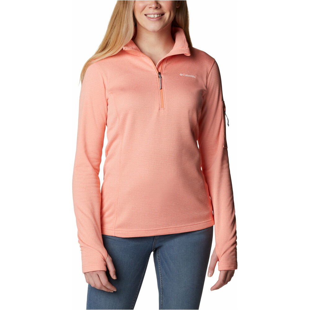 Columbia camiseta montaña manga larga mujer Columbia W Park View Grid Fleece 1/2 Zip 03 Columbia camiseta montaña manga larga mujer Columbia W Park View Grid Fleece 1/2 Zip 03